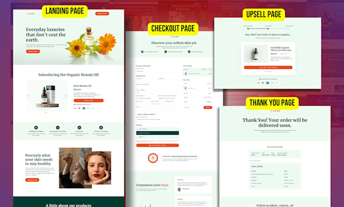 create wordpress sales funnel using cartflows and elementor