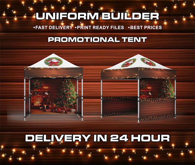 design promotional tent, feather flag, and canopy tent