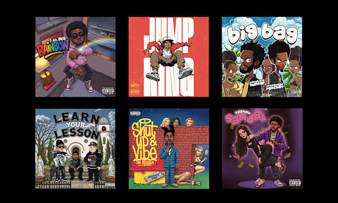 make cartoon cover art that will make your release stand out