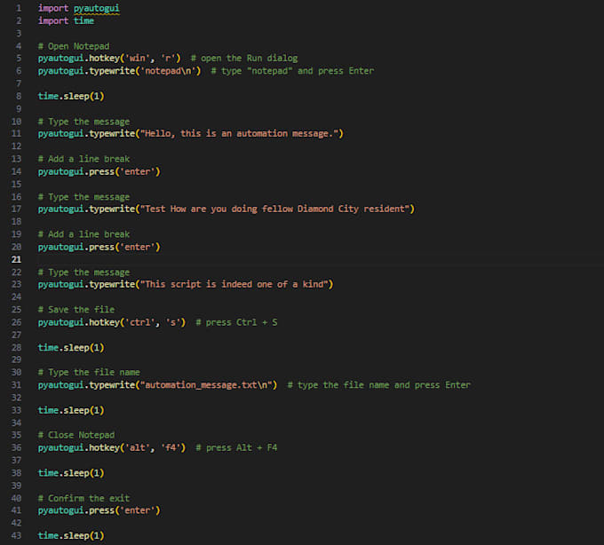 Develop a script using python v3 to perform automatization by ...
