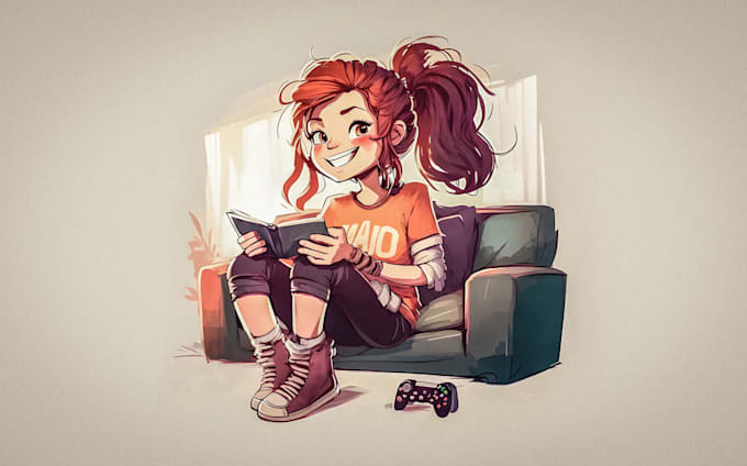 draw children book illustrations for amazon KDP