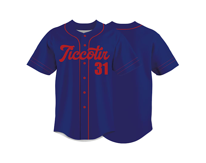 create customize 3d baseball uniform mockup