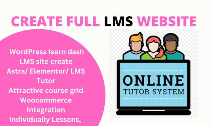 create learndash and wordpress lms website with tutor lms