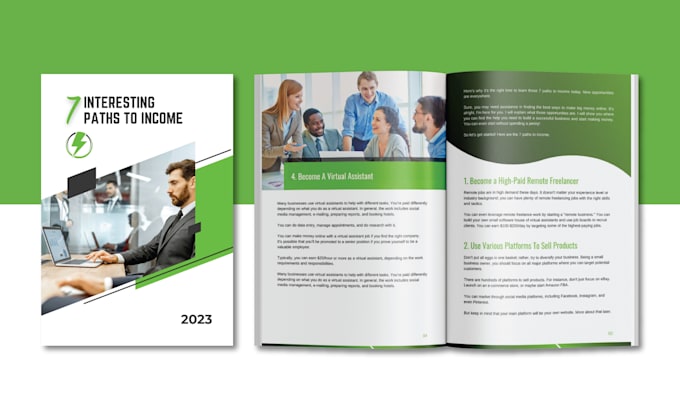 design ebook, pdf, workbook and lead magnet