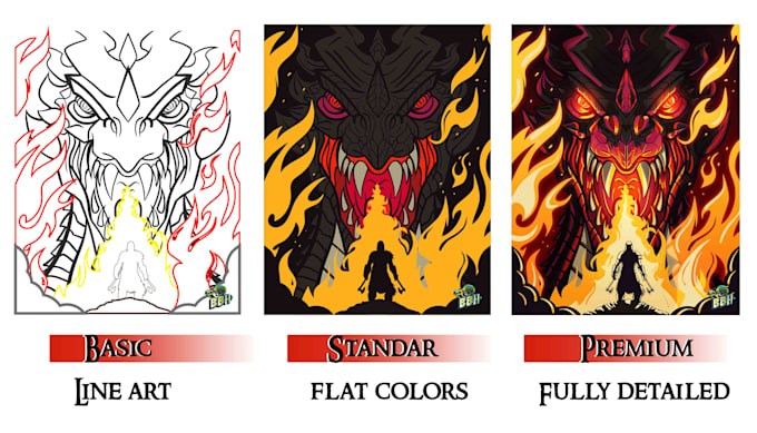 make a vector illustration or character logo for esports