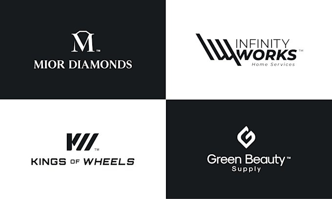 Design a modern minimalist logo and full visual identity by P_visuals ...