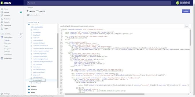 shopify bug fix, shopify store fix and design issues