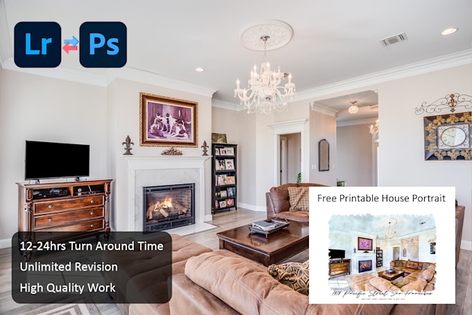 do real estate photo editing single and multiple images