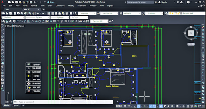design and draw your electrical plan