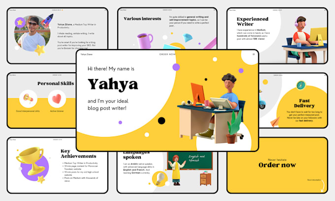 design powerpoint, google slides, canva pro presentation