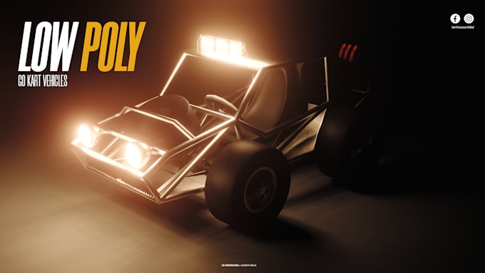 model 3d vehicle, 3d assets, prop model in blender