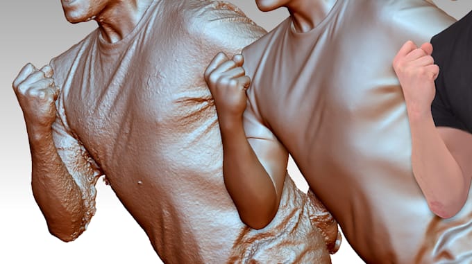 3d scan cleaning up into perfect 3d models