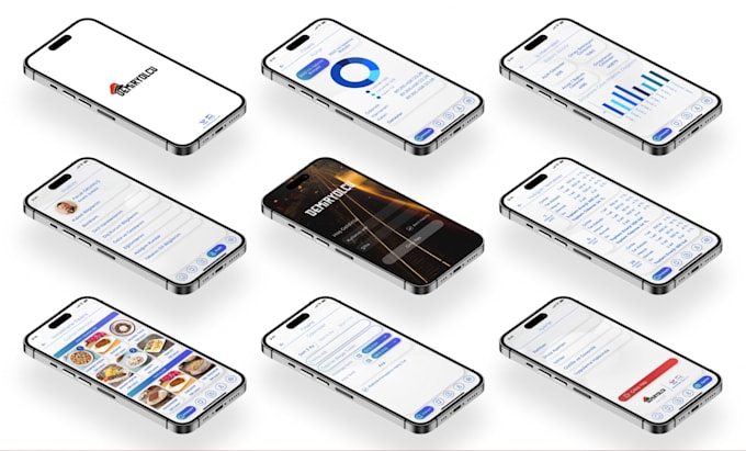 ux UI design your mobile app in figma for IOS and android