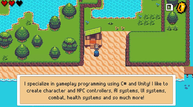 be your professional 2d and 3d unity developer