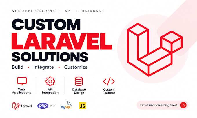 be your laravel PHP developer for bug fixes and custom web apps