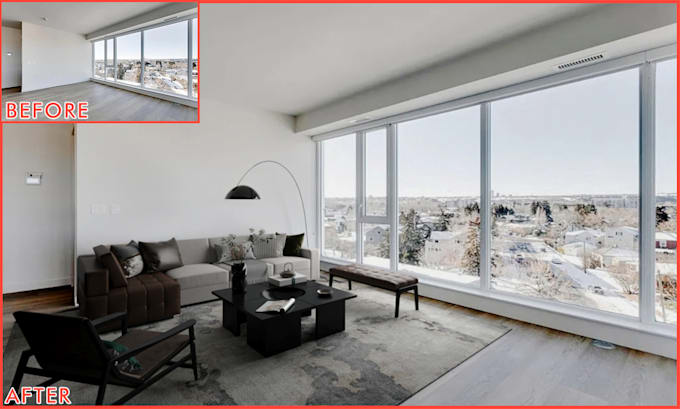 do realistic virtual staging, virtual furniture for real estate