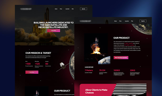 Create a modern responsive sales landing page design by Adittjg | Fiverr
