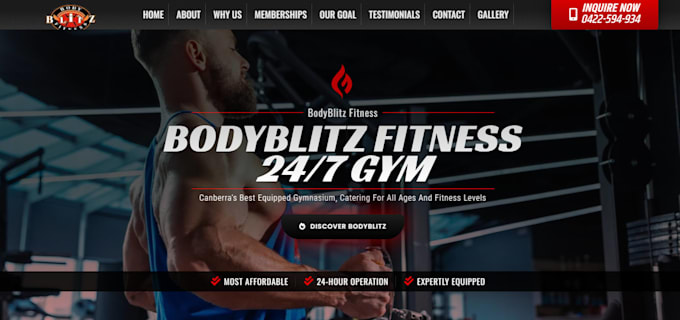 create website landing page e commerce store or  online shop website