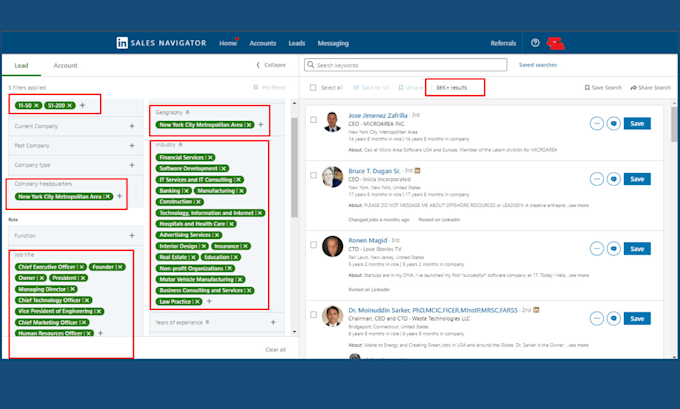 do b2b lead generation, linkedin leads, email list, prospect list building