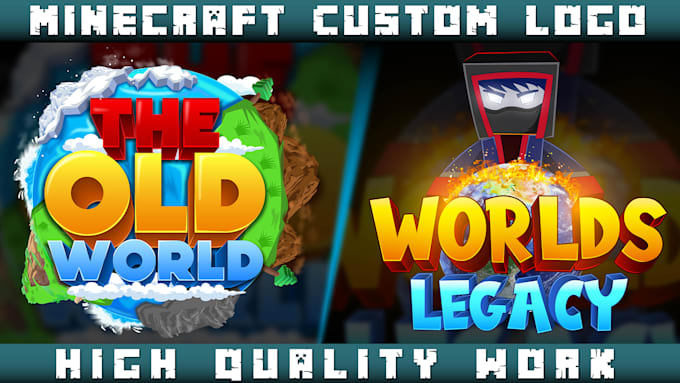 create custom minecraft logo and icon for your server