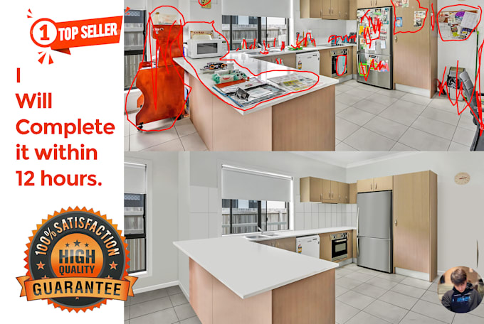 removal items unwanted from your real estate photos in 12h