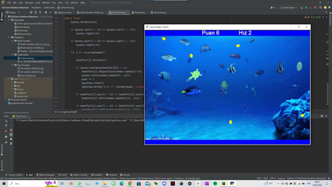 Make you simple games with python by Tahamertsavas | Fiverr