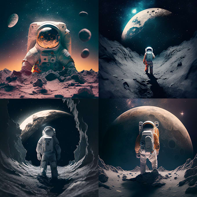 drawings made by ai, behind midjourney, bing image generator etc