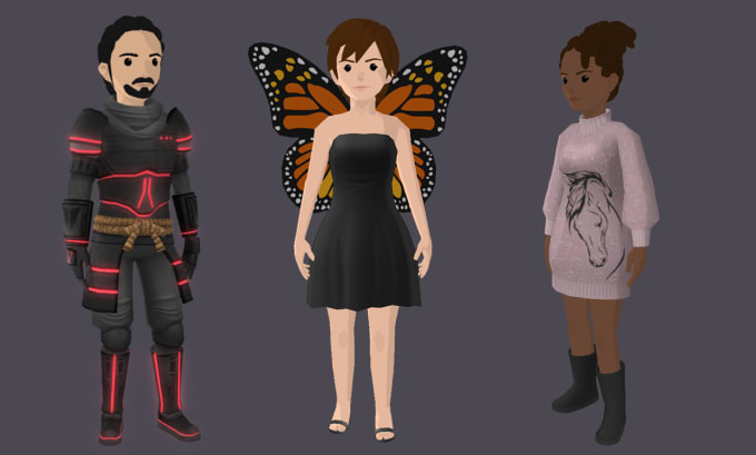 create wearables and assets for decentraland