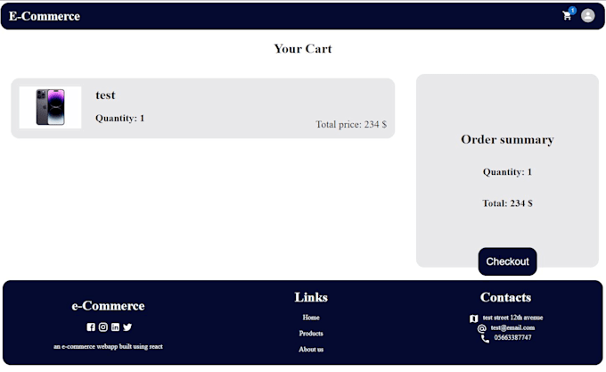 Create an ecommerce web app by Vergil452 | Fiverr