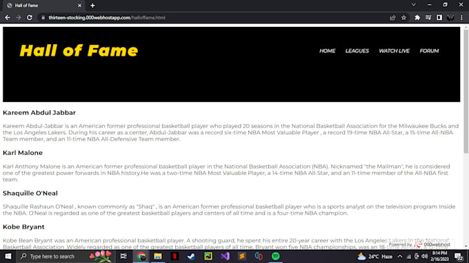 Create webpages for you using html, css and bootstrap by Mullick ...
