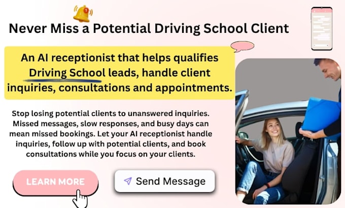 design driving school website driving instructor website driving school leads