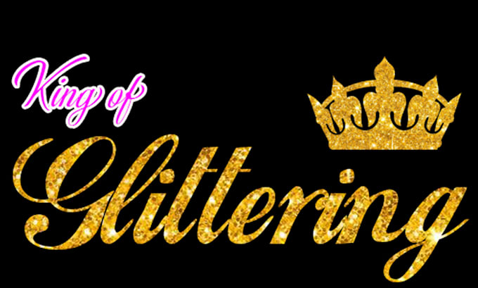 design glitter diamond luxury gold silver logo