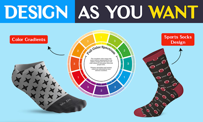 create unique socks design for you