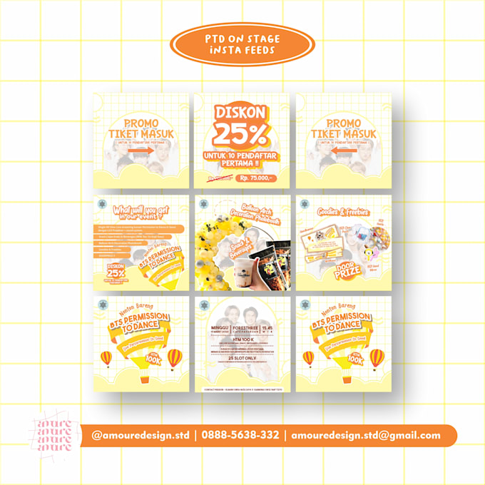 do graphic design for a kpop event