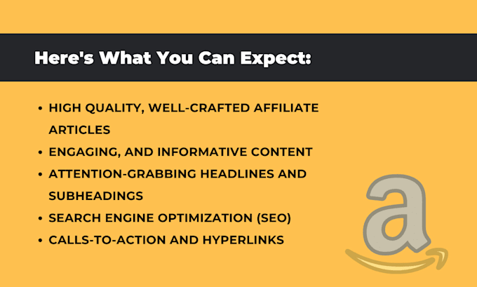 write engaging amazon affiliate articles and buying guides