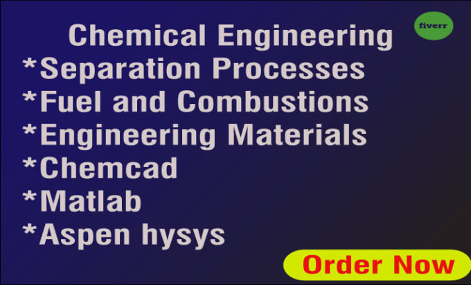 do chemical engineering projects, assignments, tasks