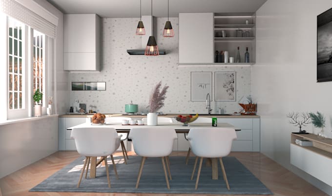 do interior design for the bedroom and living room