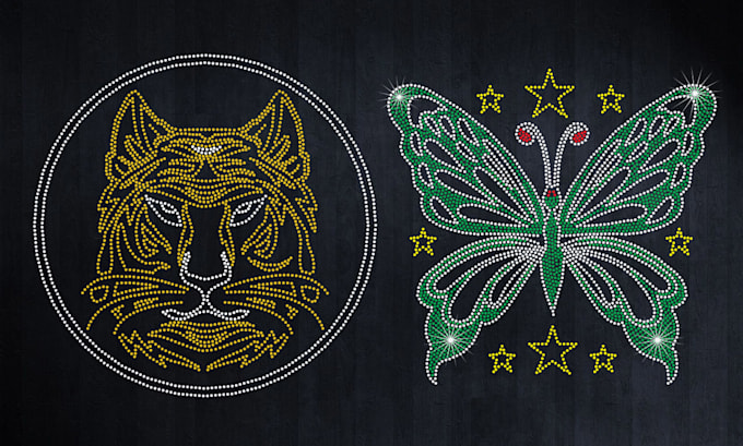 create awesome rhinestone design for you