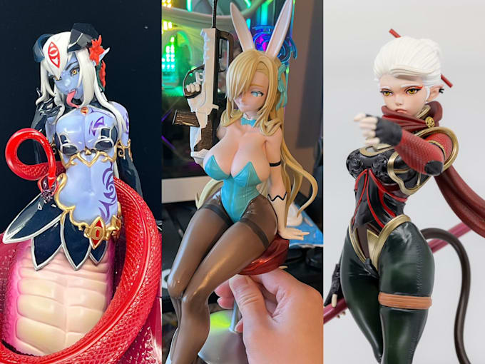 print and paint anime and game figures or miniatures