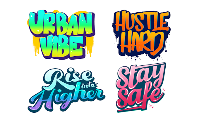 do creative graffiti design and typography t shirt