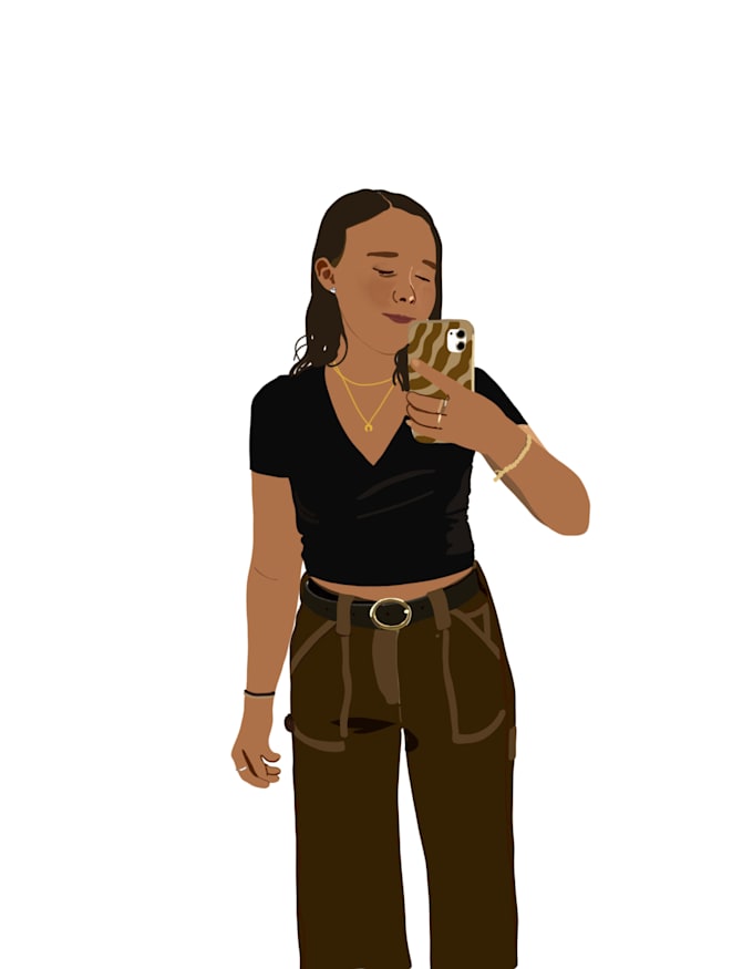draw a digital illustration or portrait based on your photo