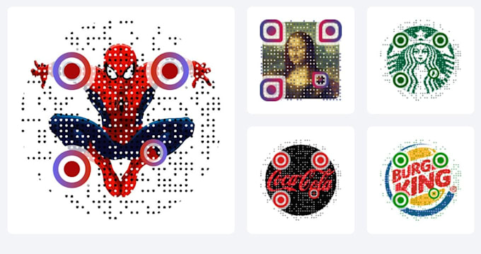 Create custom qr code design with your logo by Kahatim | Fiverr