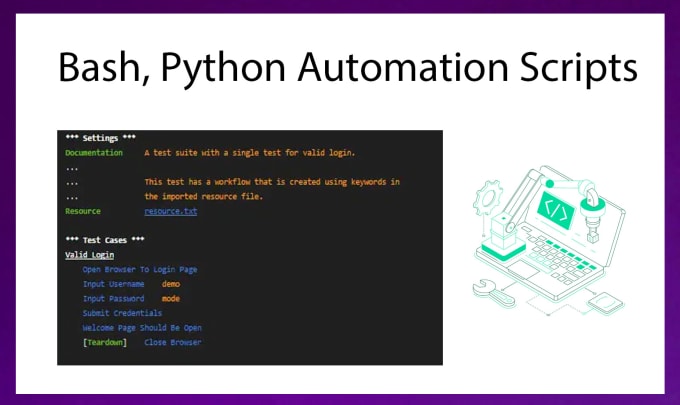 Do bash and python automation scripting for you by Neruka_neoas | Fiverr