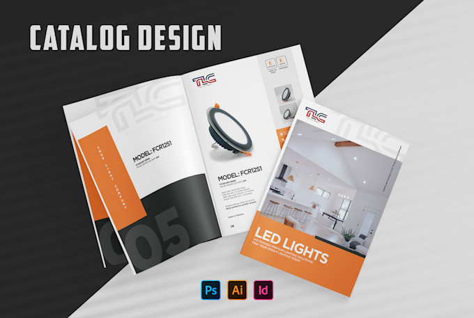 design promotional product catalog, brochure, magazine, lookbook