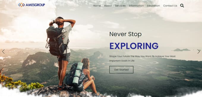 Design a front end website with html, css, jquery, and js by Omar_khtab ...