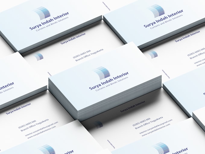 create professional and minimalist business card design