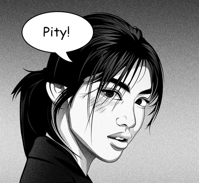 do manga style portrait from your photo