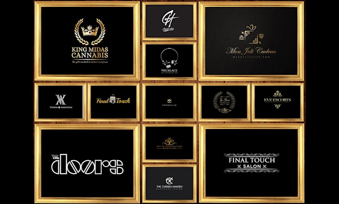 create a unique luxury logo design for your brand