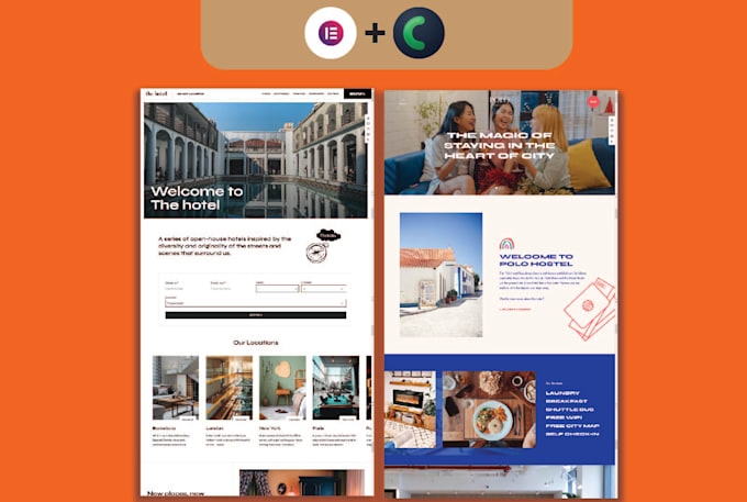 design or redesign website using elementor pro and crocoblock