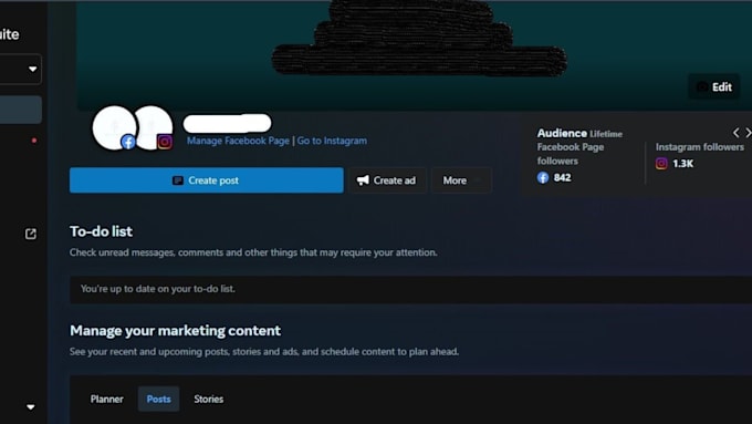 be your social media marketing manager